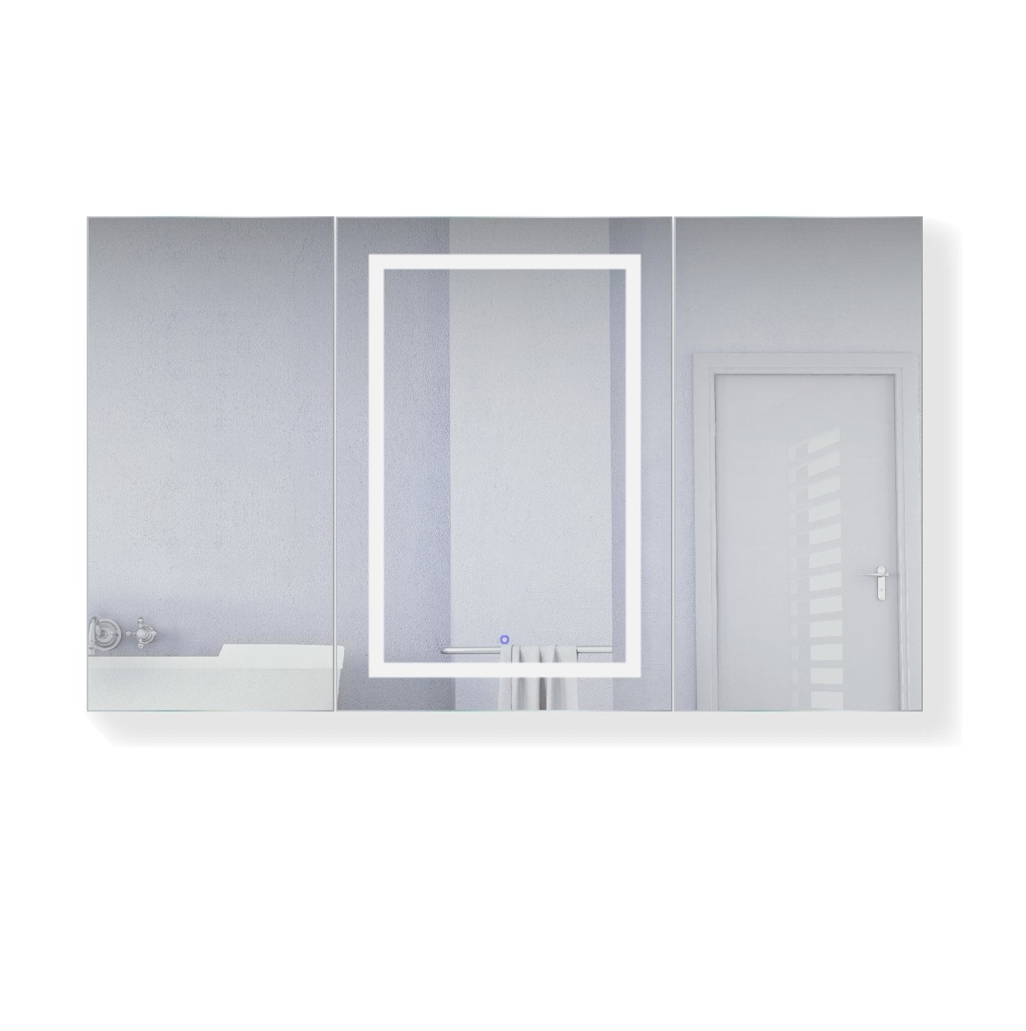 Svange 6036LRR 60" X 36" LED Medicine Cabinet w/Dimmer & Defogger - Molaix - Molaix853962007910Lighted Medicine Cabinet,RectangleSVANGE6036LRR