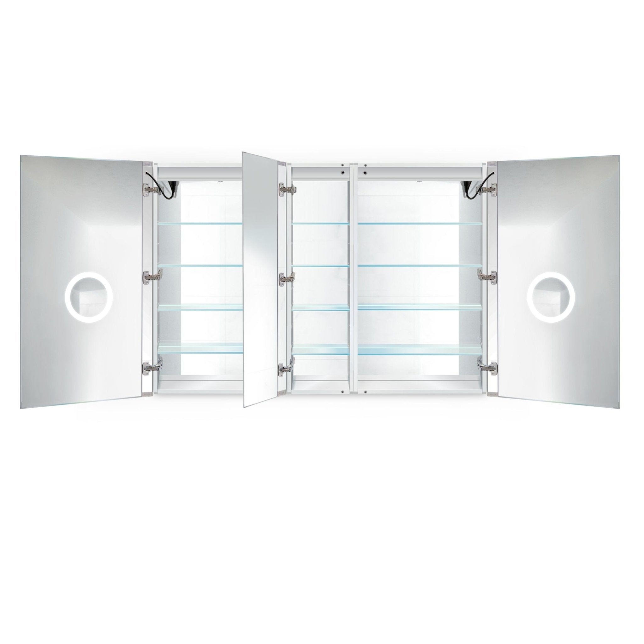 Svange 6042DLLR 60" X 42" Double LED Medicine Cabinet w/Dimmer & Defogger - Molaix - Molaix850003475561Lighted Medicine Cabinet,RectangleSVANGE6042DLLR