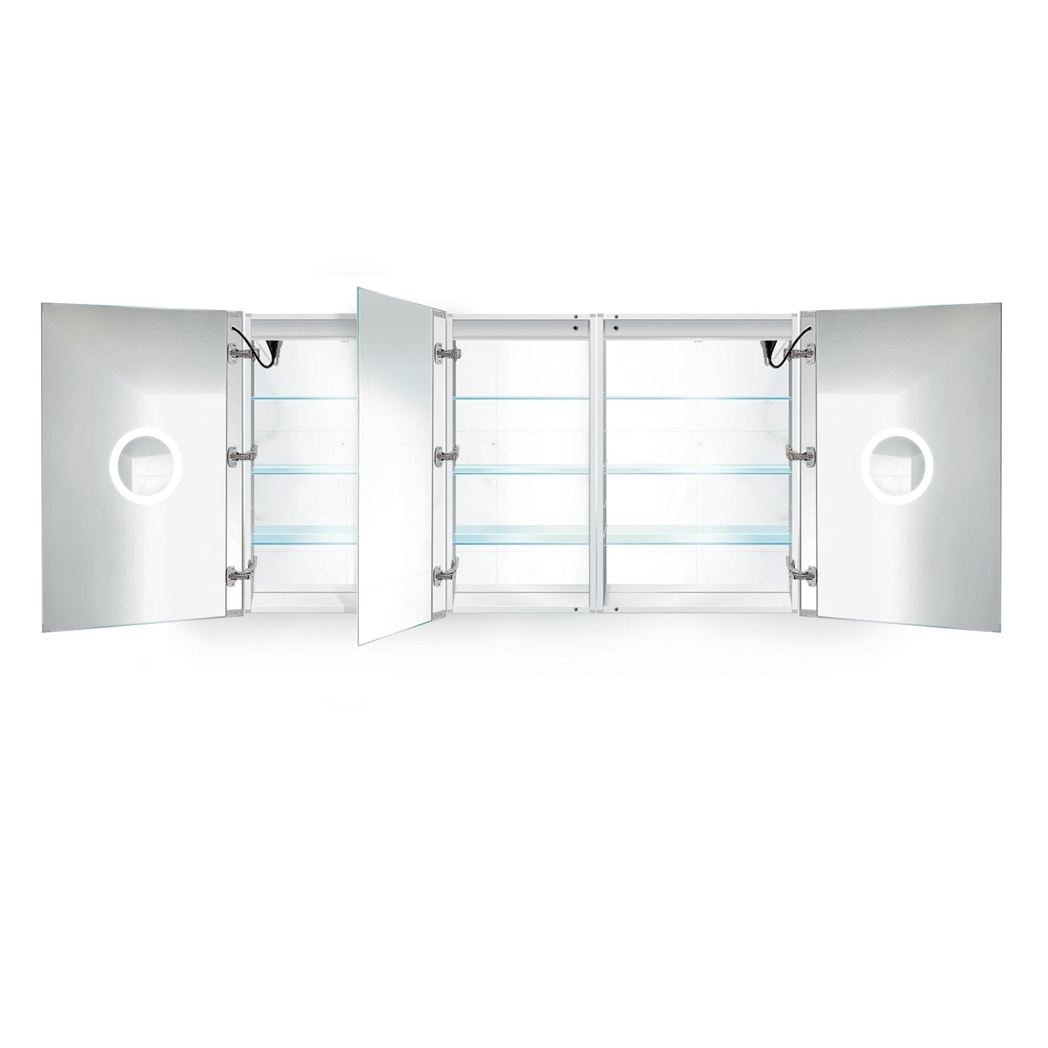 Svange 6636DLLR 66" X 36" Double LED Medicine Cabinet w/Dimmer & Defogger - Molaix - Molaix853962007965Lighted Medicine Cabinet,RectangleSVANGE6636DLLR