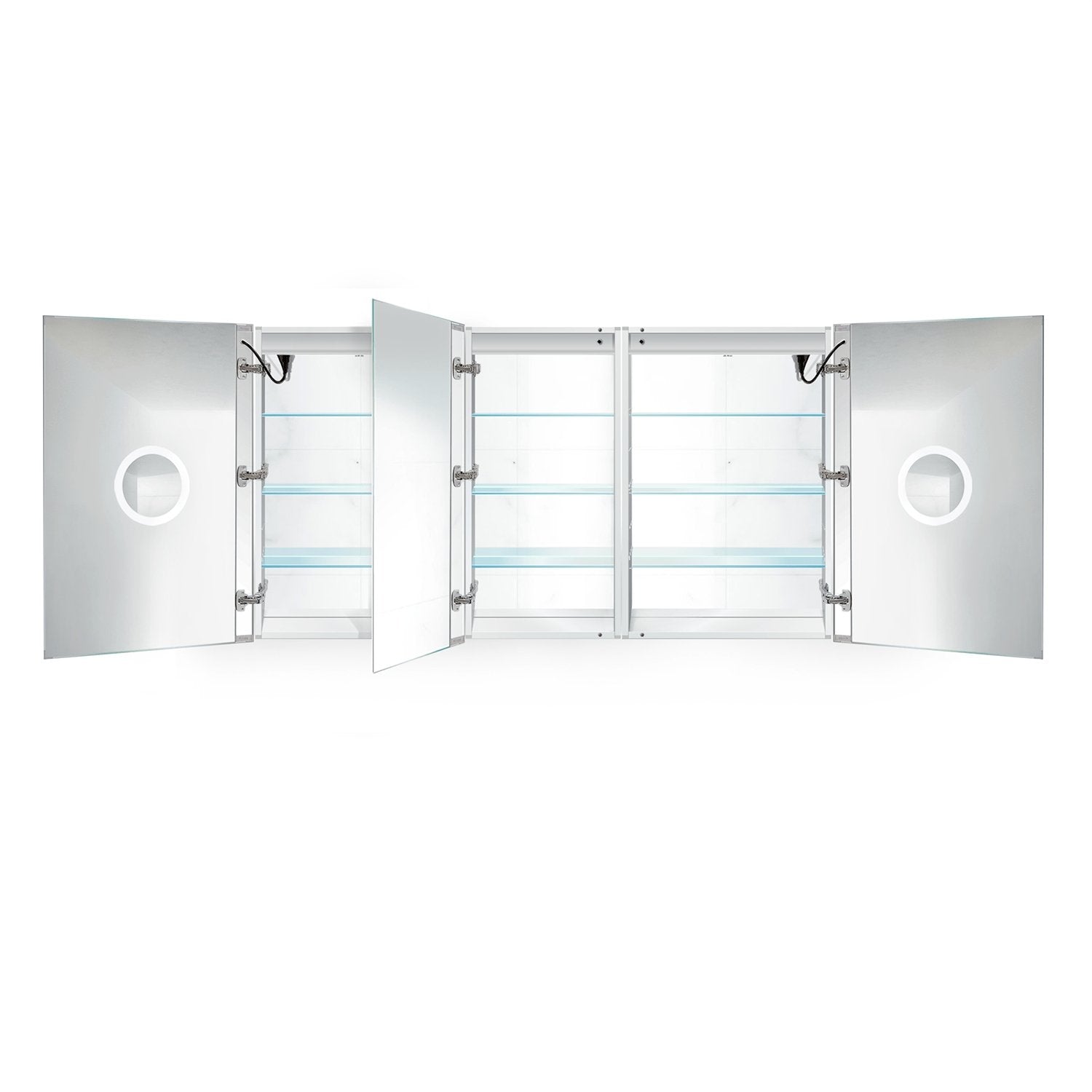 Svange 6636DLLR 66" X 36" Double LED Medicine Cabinet w/Dimmer & Defogger - Molaix - Molaix853962007965Lighted Medicine Cabinet,RectangleSVANGE6636DLLR