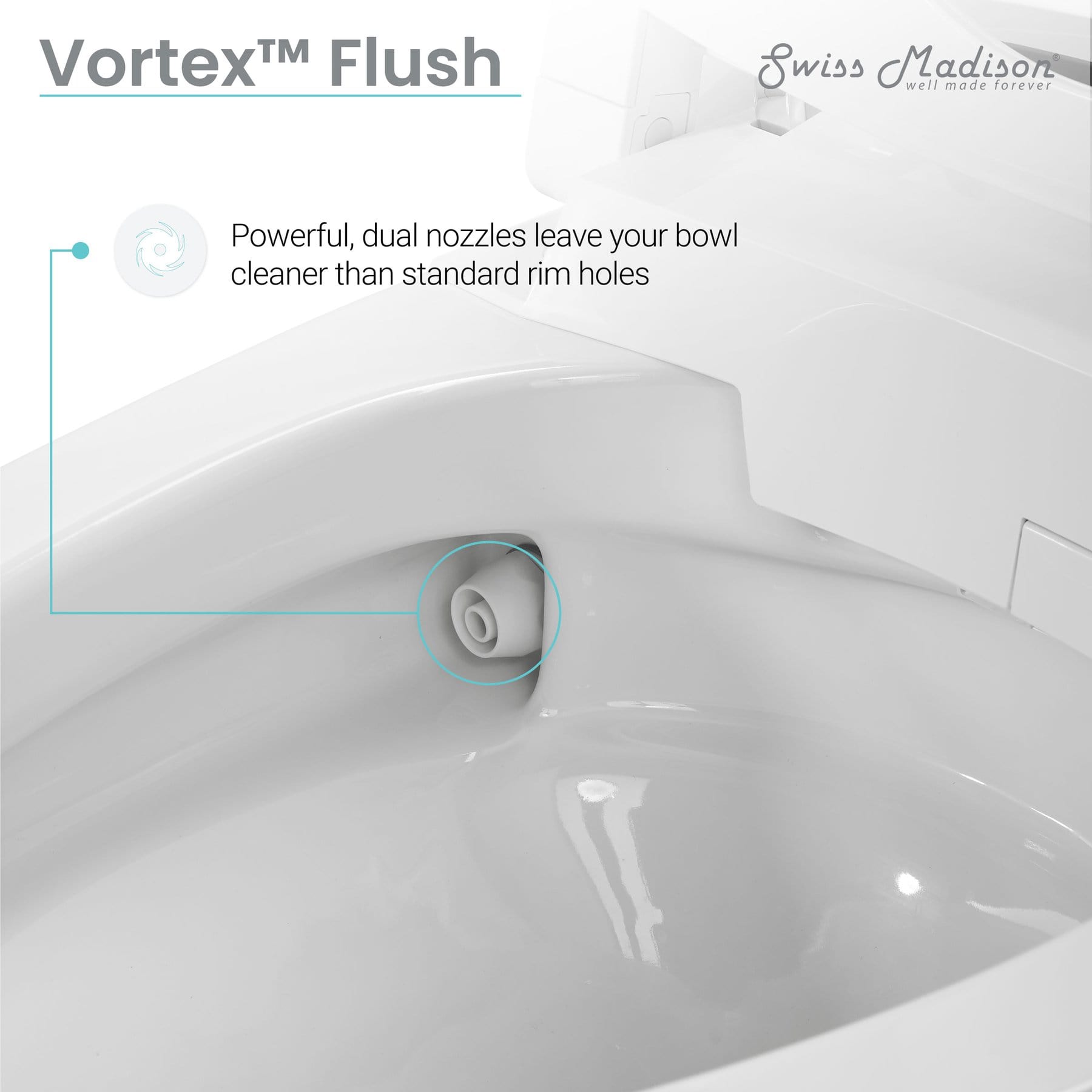 Swiss Madison ﻿﻿﻿Avancer Intelligent Tankless Elongated Toilet and Bidet, Touchless Dual-Flush 1.1/1.6 gpf - SM-ST060 - Molaix723552143932ToiletsSM-ST060