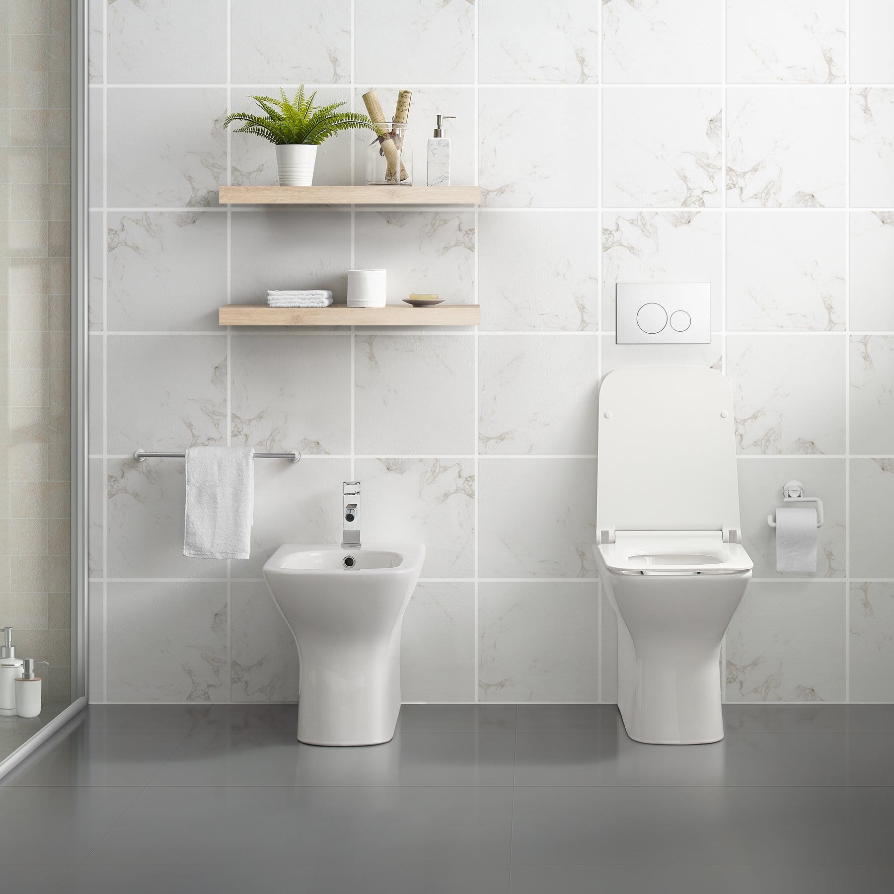 Swiss Madison Carré Back-To-Wall Elongated Toilet Bowl - SM-WT530 - Molaix723552143888ToiletsSM-WT530