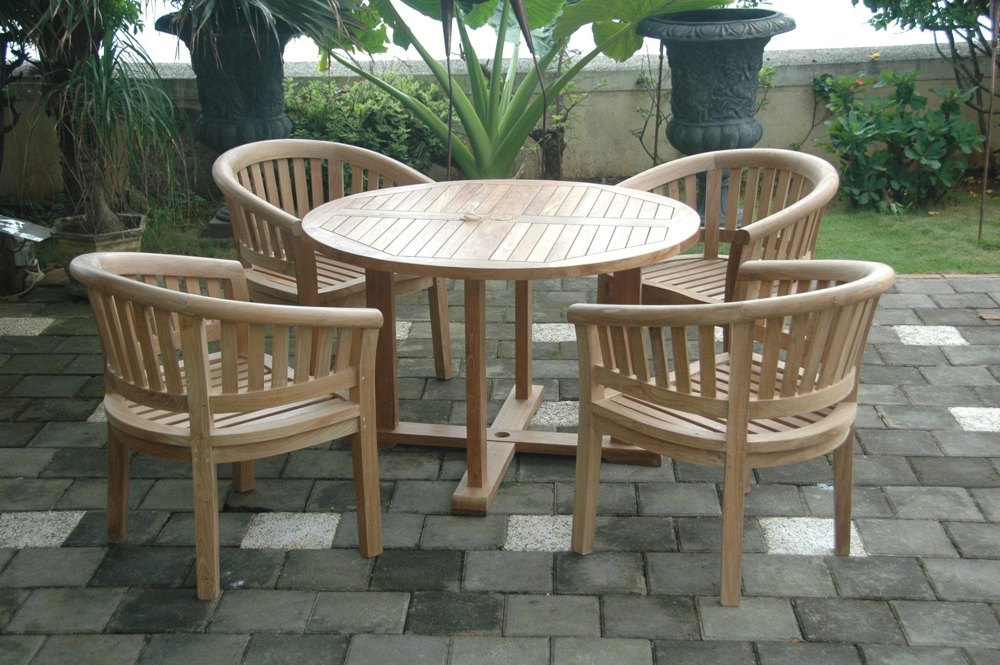 Tosca 5-Pieces Dining Table Set - Molaix82045294880ToscaSet-3