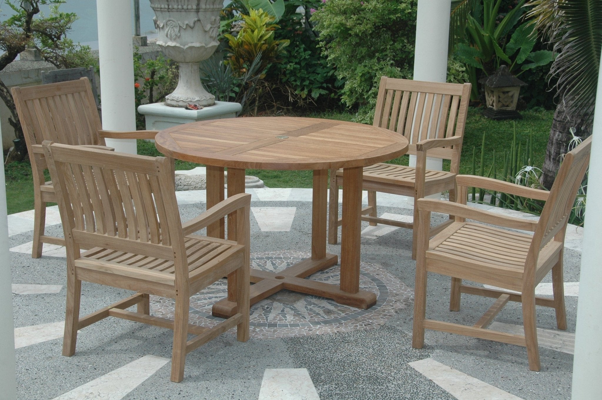 Tosca Rialto Armchair 5-Pieces Dining Set - Molaix82045294958RialtoSet-17