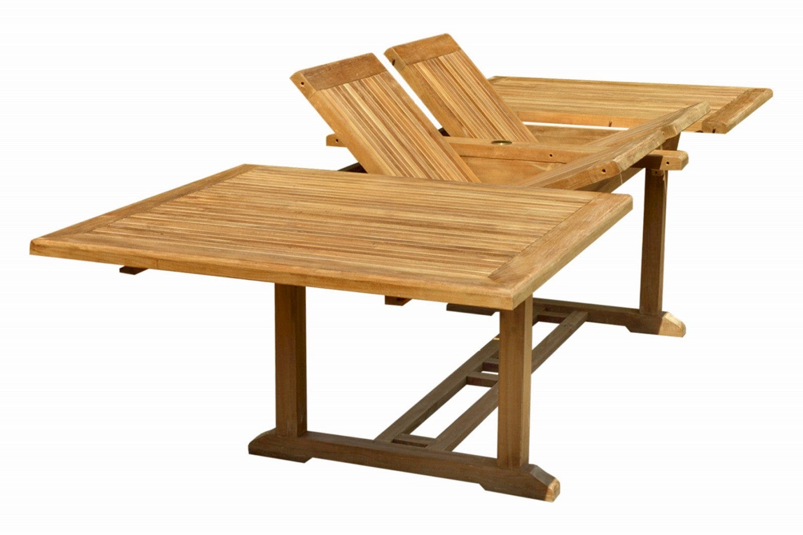Valencia 117" Rectangular Table w/ Double Extensions - Molaix82045288643TBX-117RD