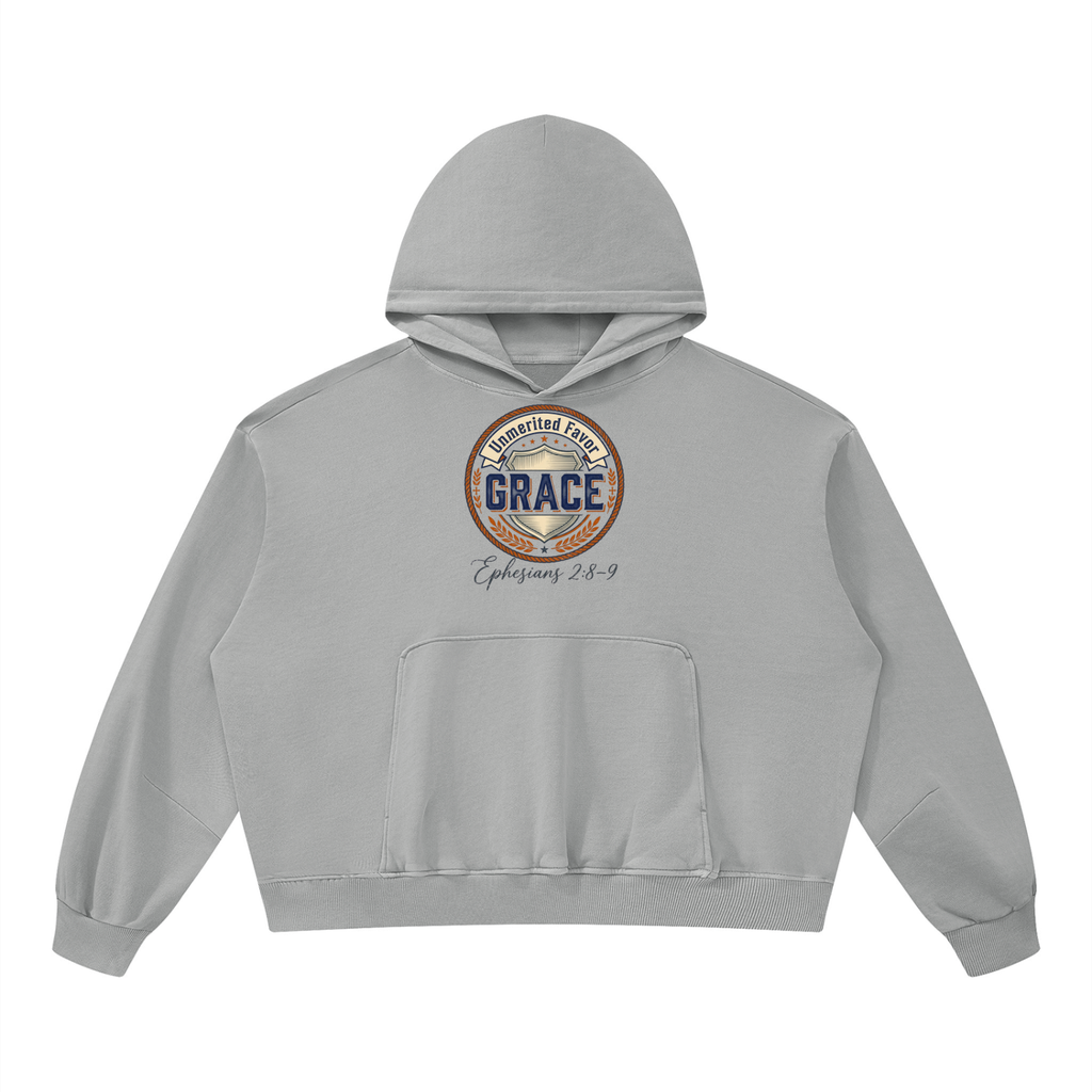 Unisex Boxy Vintage Washed Hoodie