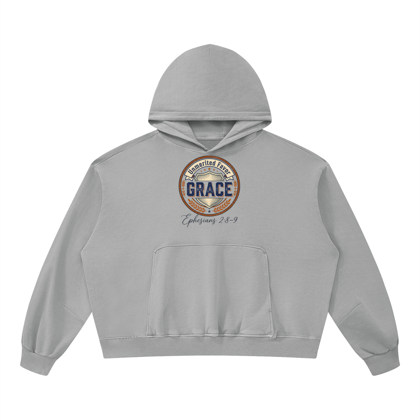 Unisex Boxy Vintage Washed Hoodie