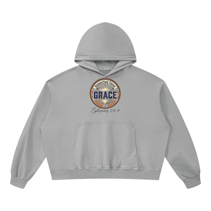 Unisex Boxy Vintage Washed Hoodie