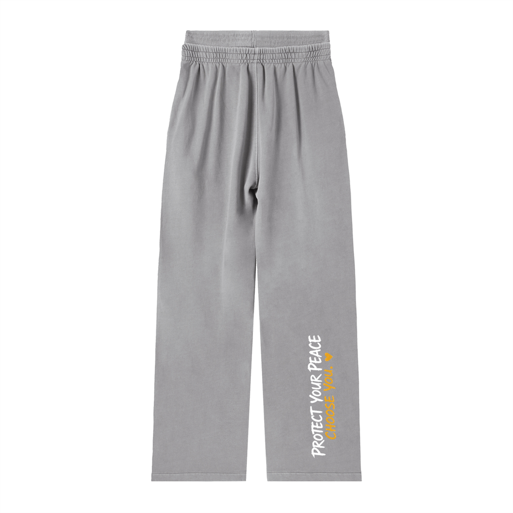 Protect Your Peace Vintage Washed Hoodie & Pants Set
