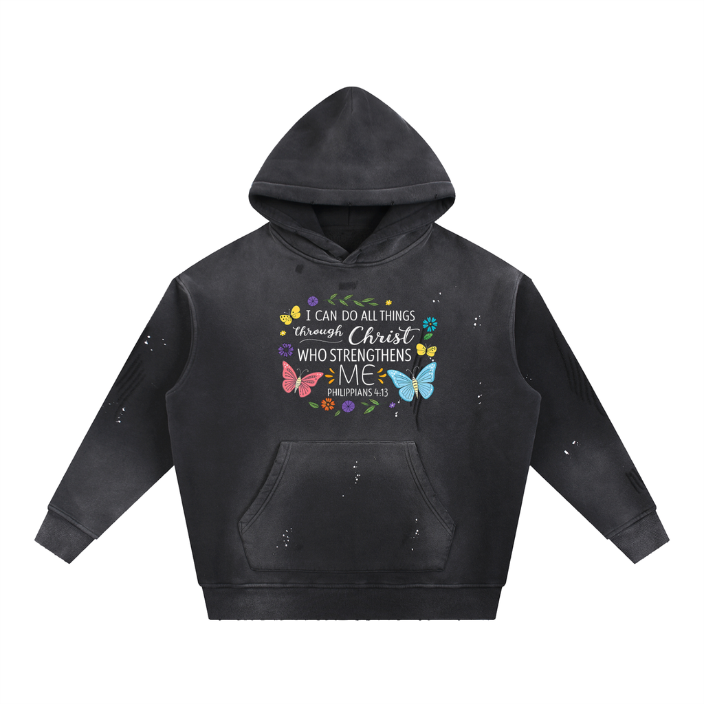 I Can Do All Things Through Christ Hoodie | Philippians 4:13 Christian Hoodie