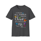 I Can Do All Things Through Christ T-Shirt — Inspirational Christian Faith Tee
