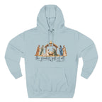 Nativity Hoodie - "The Greatest Gift of All" Fleece Christmas Sweatshirt
