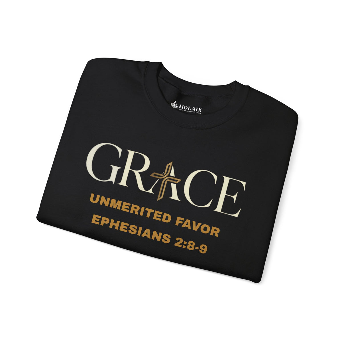 Grace Unmerited Favor Philippians 2:8-9 Christian Sweatshirt
