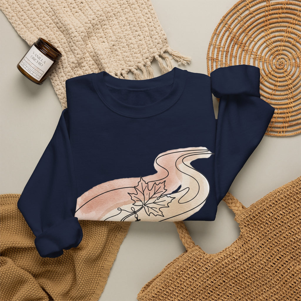 Peace Like a River Sweatshirt | Christian Autumn, Fall Leaves Scripture