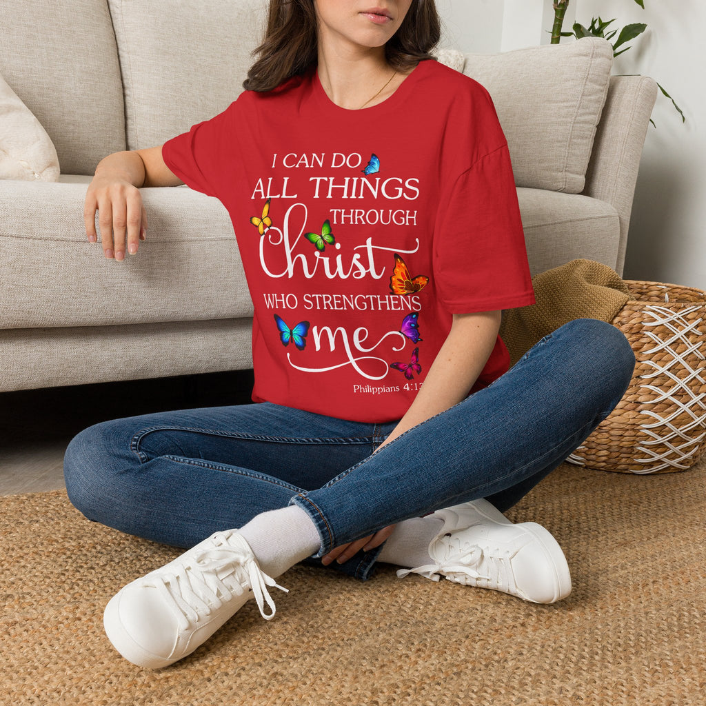I Can Do All Things Through Christ T-Shirt — Inspirational Christian Faith Tee