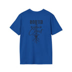 Rooted in Christ Christian Cross T-Shirt