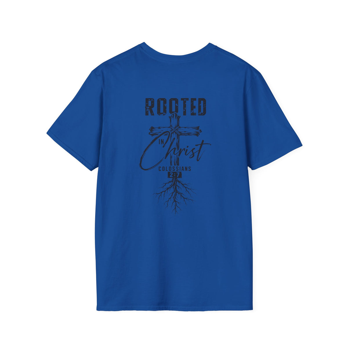 Rooted in Christ Christian Cross T-Shirt