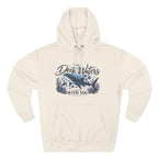 Deep Waters Whale Hoodie – "Deep Waters With You" Nautical Graphic Hoodie