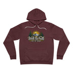 Hoodie — "Walk By Faith Not By Sight" Mountain Sunrise Christian Pullover