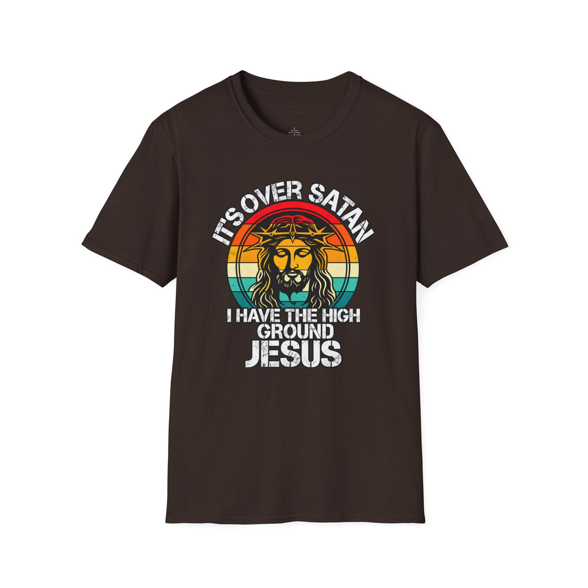 Flowers Satan Jesus Graphic T-Shirt
