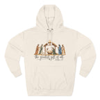 Nativity Hoodie - "The Greatest Gift of All" Fleece Christmas Sweatshirt