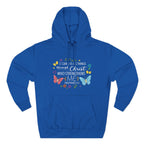 Christian Butterfly Hoodie – "I Can Do All Things Through Christ" Inspirational Pullover