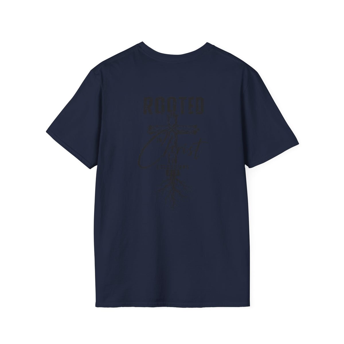 Rooted in Christ Christian Cross T-Shirt