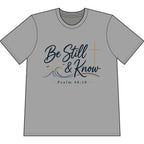 Be Still & Know Heavyweight Christian T-Shirt — Psalm 46:10