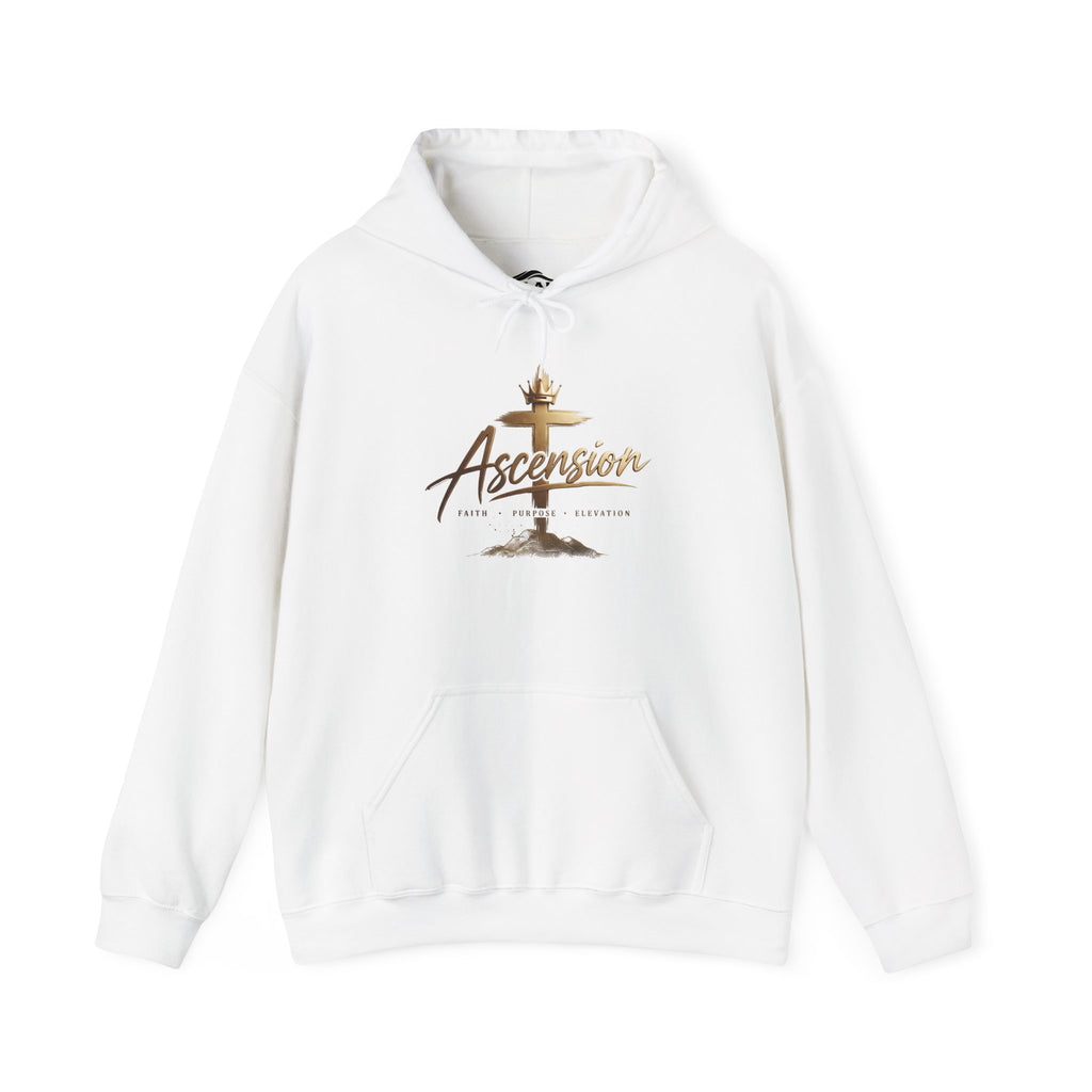 Ascension Christian Hoodie – Faith Cross Pullover for Church & Easter