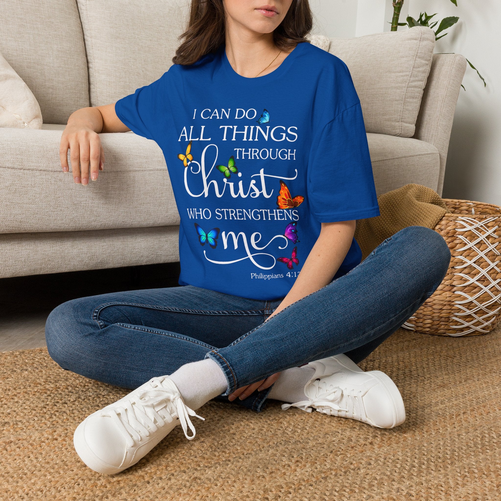 I Can Do All Things Through Christ T-Shirt — Inspirational Christian Faith Tee