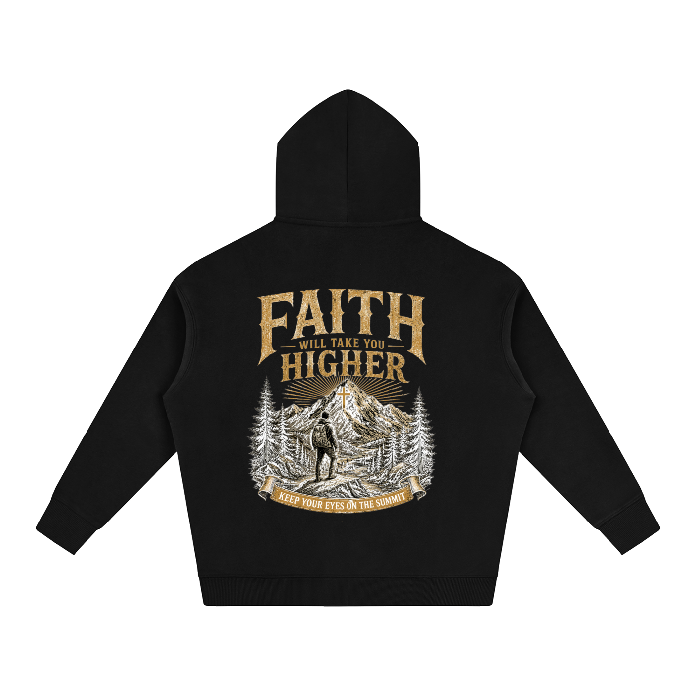 Faith Will Take You Higher Fleece Hoodie