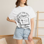 Trust the Next Chapter T-Shirt — "I Trust the Next Chapter Because I Know The Author" Christian Faith Tee