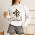 Grace Unmerited Favor Crewneck Sweatshirt
