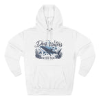 Deep Waters Whale Hoodie – "Deep Waters With You" Nautical Graphic Hoodie