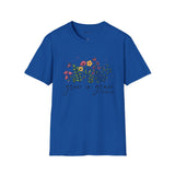 Grow in Grace Floral Christian T-Shirt