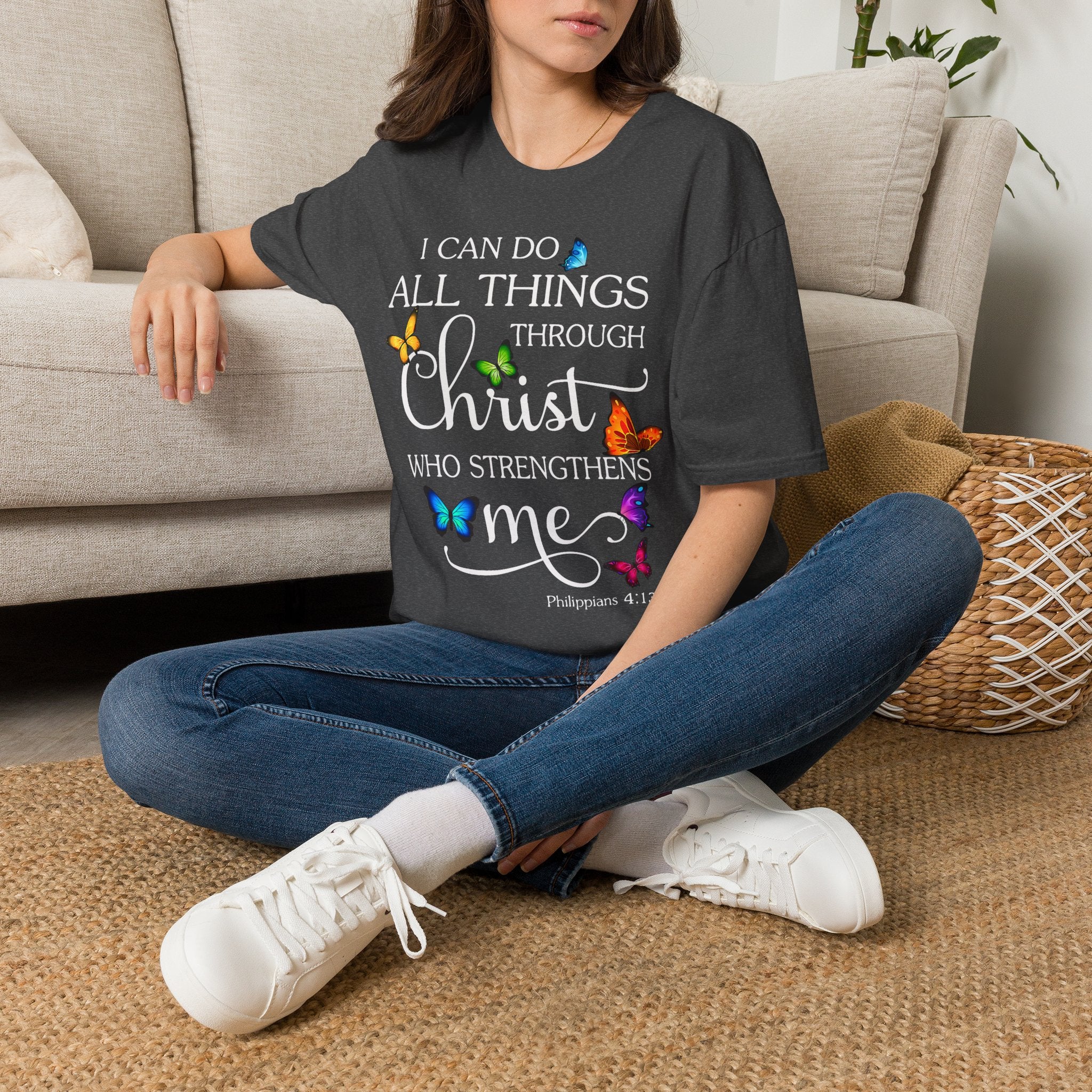I Can Do All Things Through Christ T-Shirt — Inspirational Christian Faith Tee