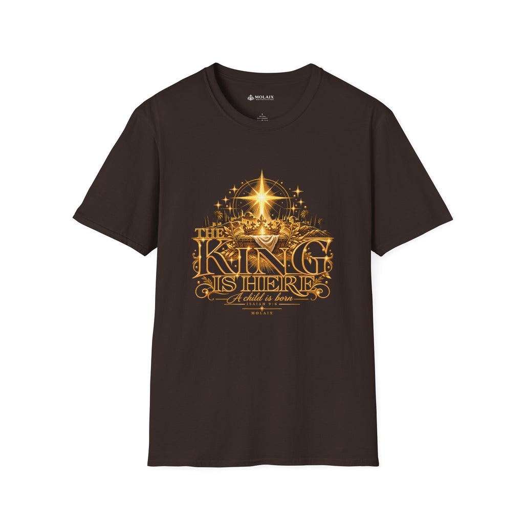 The King Is Here Christian Faith T-Shirt