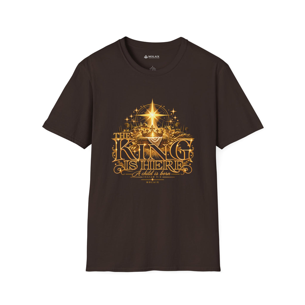 The King Is Here Christian Faith T-Shirt