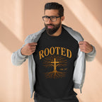 Rooted Cross Sweatshirt — Christian Faith Crewneck