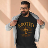 Rooted Cross Sweatshirt — Christian Faith Crewneck