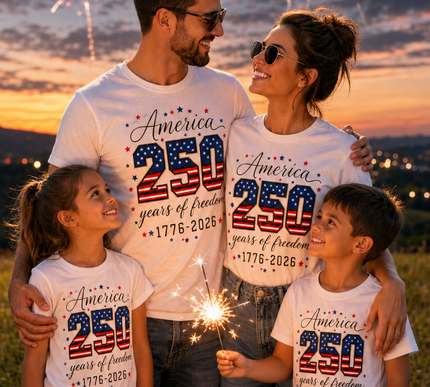USA 250th Anniversary Shirt, 4th July Tee, USA 250th Anniversary Independence Day Shirts