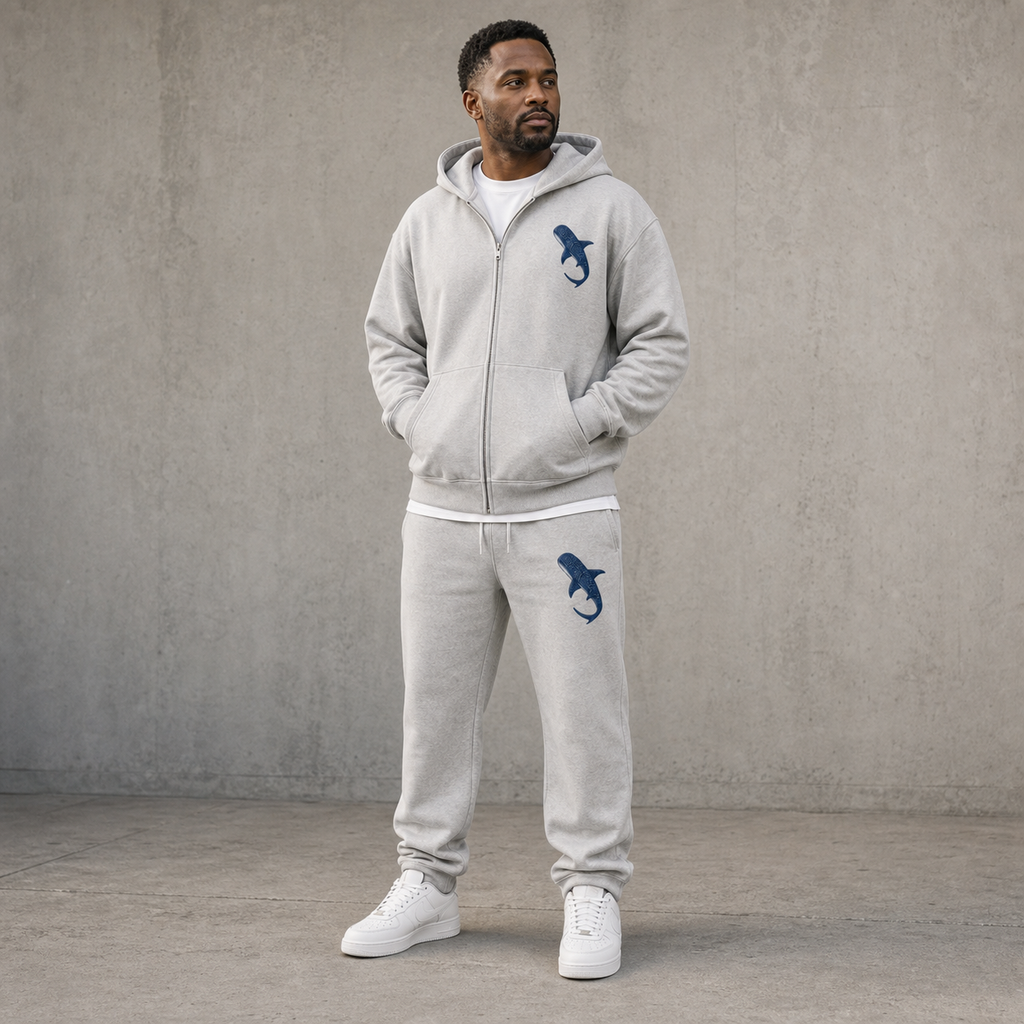 Unisex Vintage Wash Full Zip Boxy Hoodie