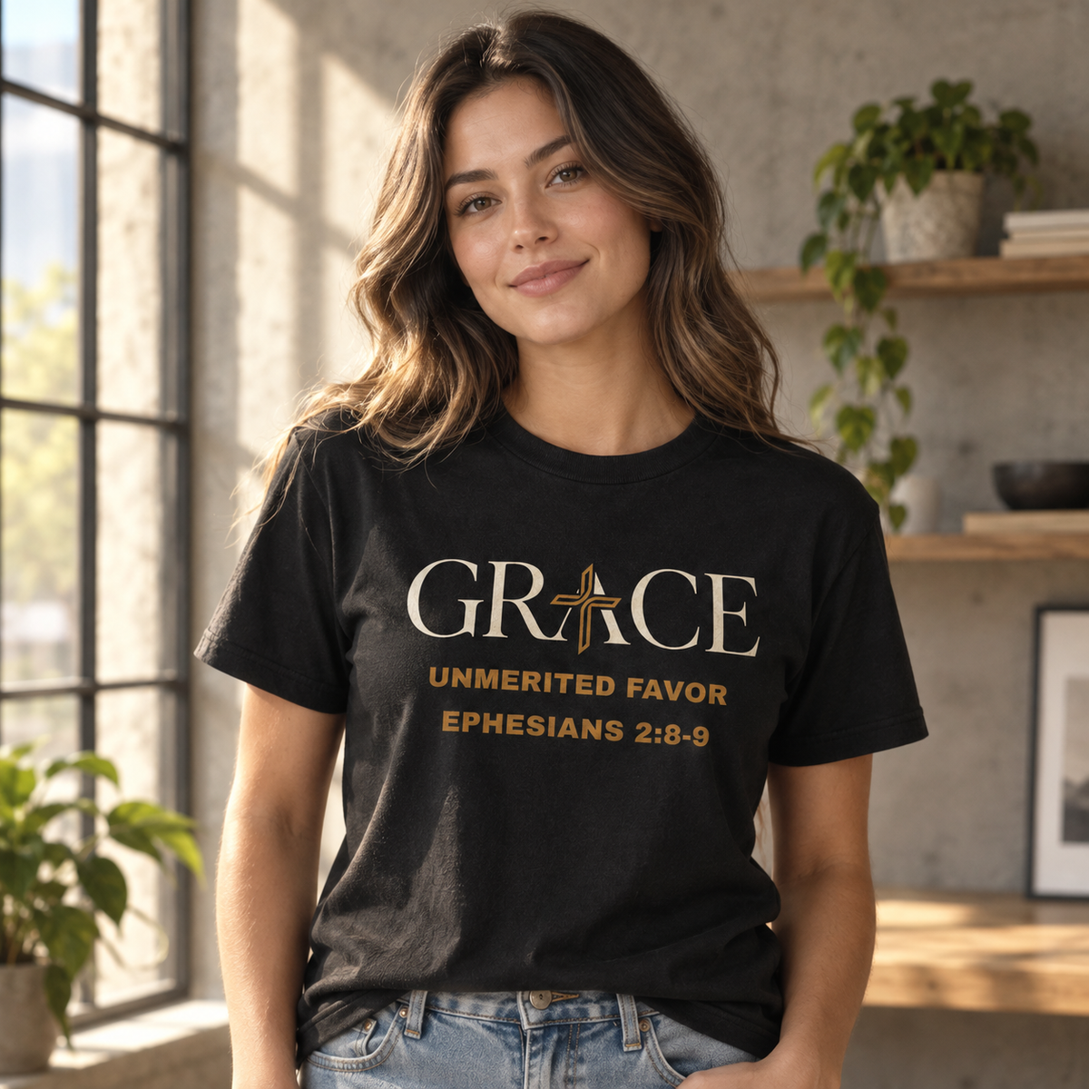 Grace — Unmerited Favor Christian T-Shirt | Ephesians 2:8–9