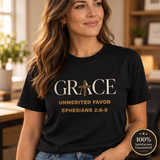 Grace — Unmerited Favor Christian T-Shirt | Ephesians 2:8–9