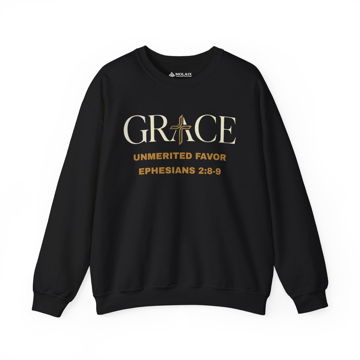 Grace Unmerited Favor Philippians 2:8-9 Christian Sweatshirt