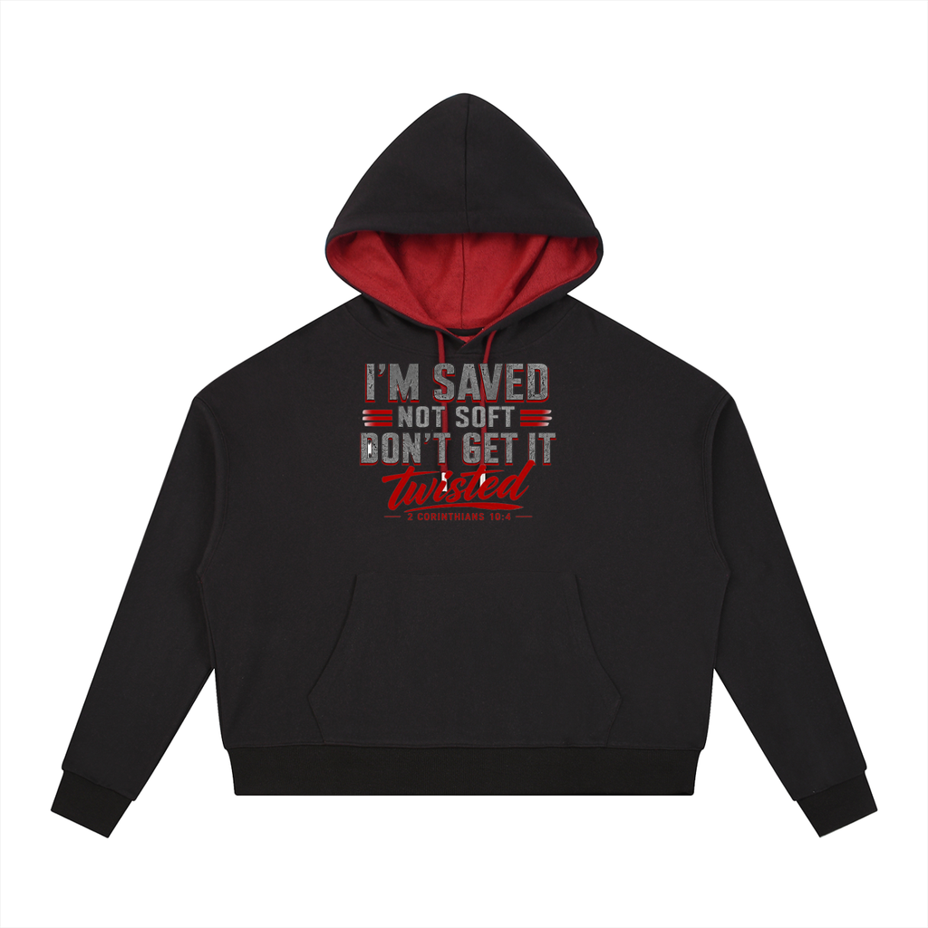 Contrast Drawstring Hoodie