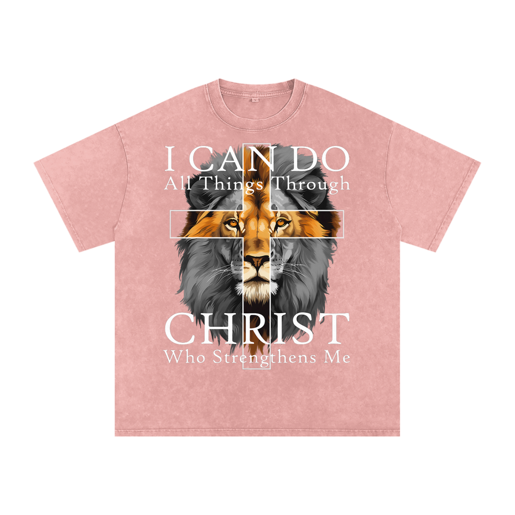 Kingdom Mindset Christian Tee  Oversized Cotton T-Shirt  Streetwear