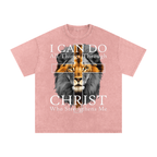 Kingdom Mindset Christian Tee  Oversized Cotton T-Shirt  Streetwear