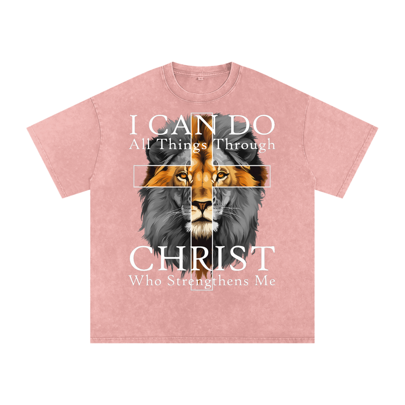 Kingdom Mindset Christian Tee  Oversized Cotton T-Shirt  Streetwear