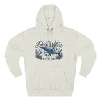 Deep Waters Whale Hoodie – "Deep Waters With You" Nautical Graphic Hoodie